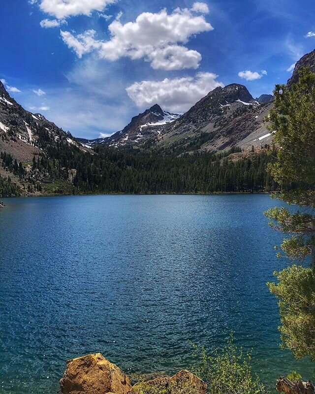Beautiful Green Lake is a day hike High Sierras destination! 5 miles south of Bridgeport then 10 miles up Green Creek Road to Green Creek Campground which was supposed to open up this weekend! The dirt road in is accessible by truck or high clearance