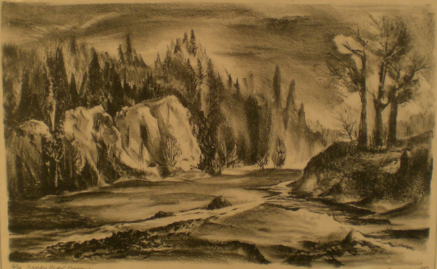 Sandy River, 24 x 18 Josephine Cameron