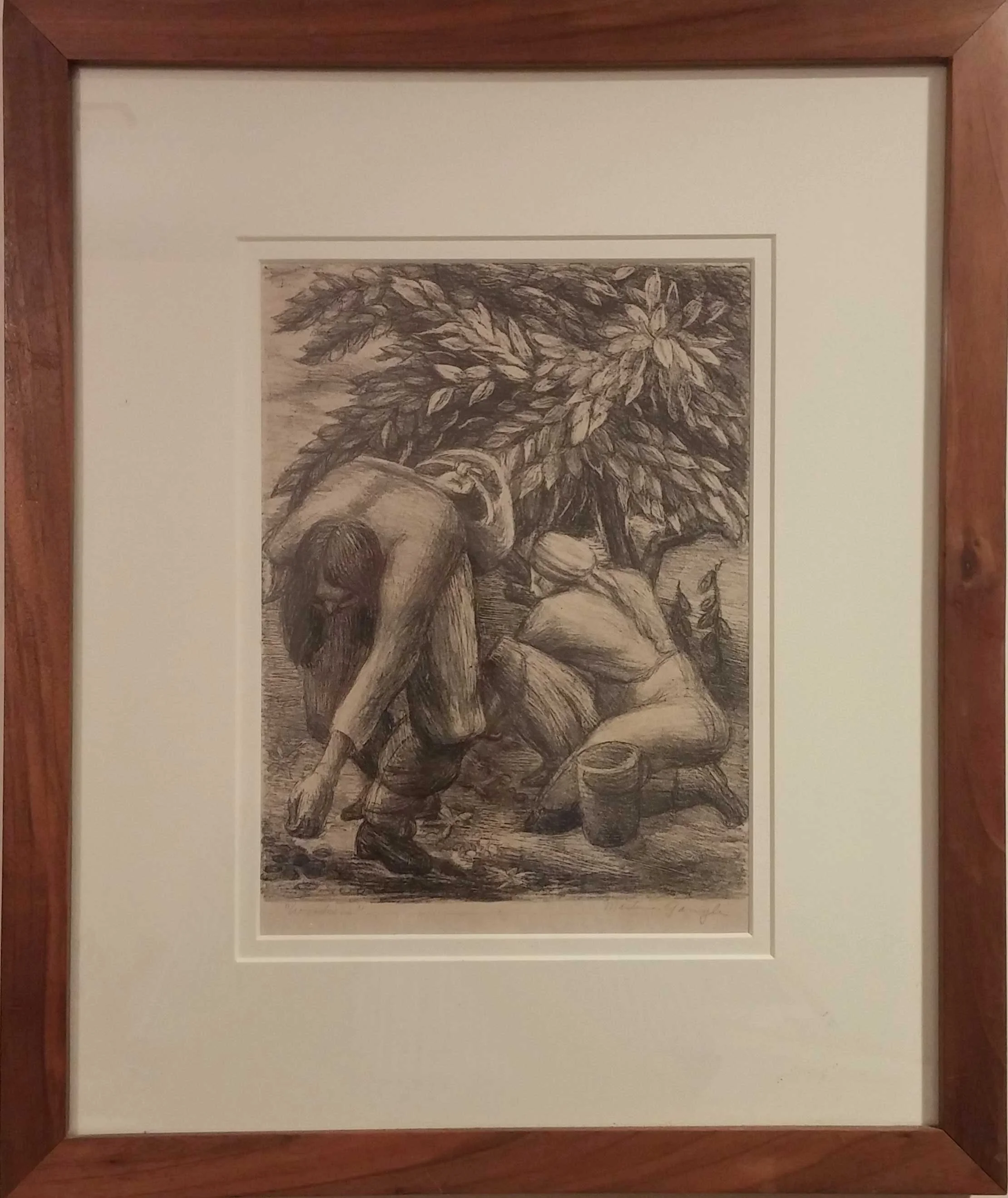 Gleaners , signed print, 10x14 Pathways Private Collection