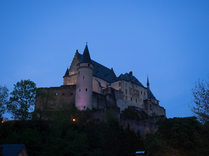 Burg in Vianden, Luxembourg