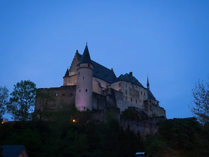 Burg in Vianden, Luxembourg