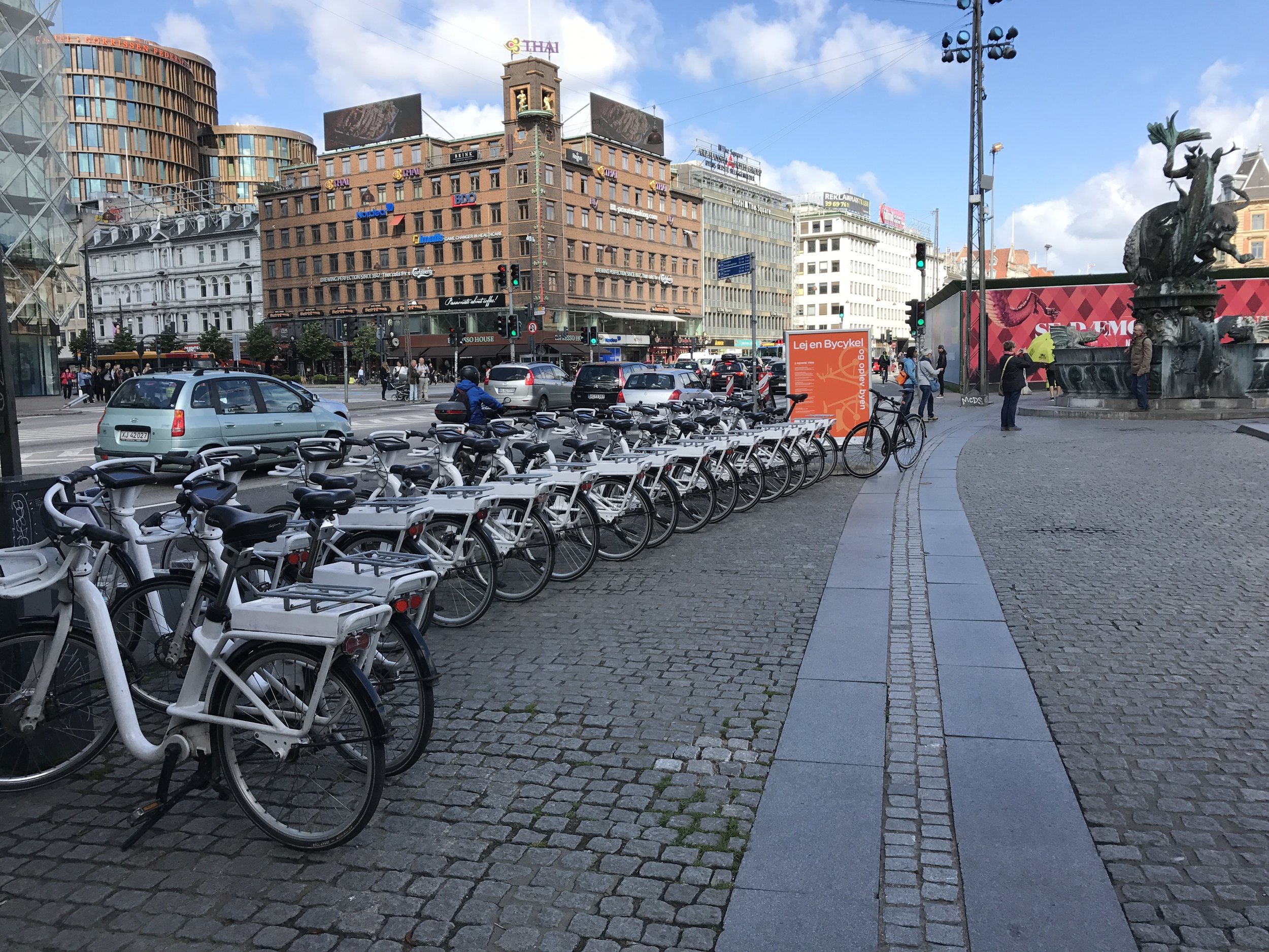 E-Bike Station in Kopenhagen