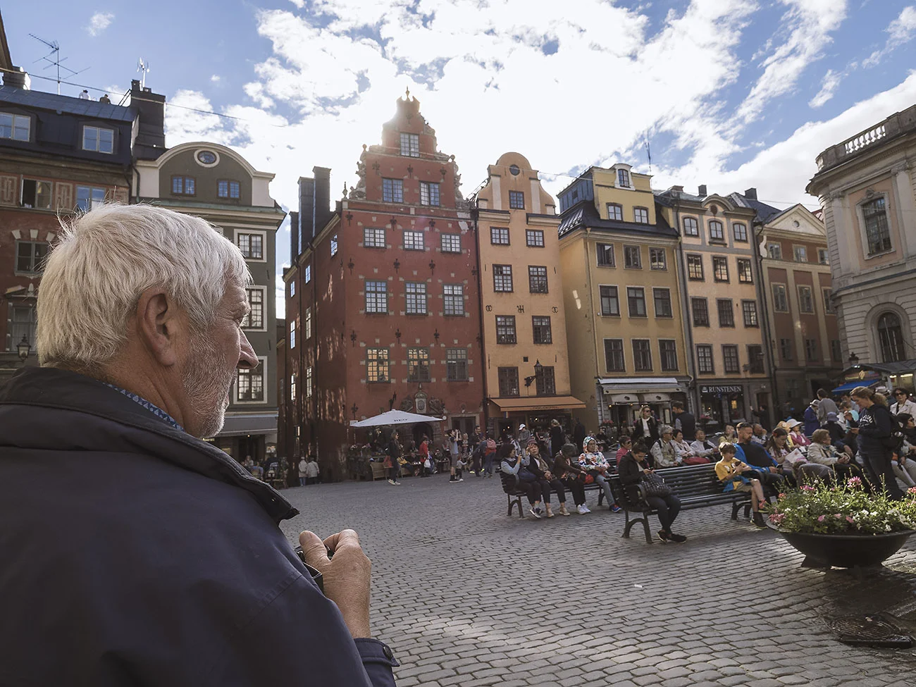 Unterwegs auf dem Stortorget in Gamla Stan
