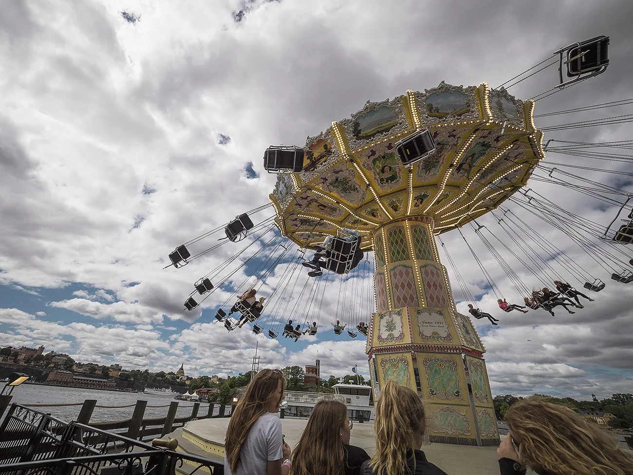 Karussell in Stockholms Grönalund