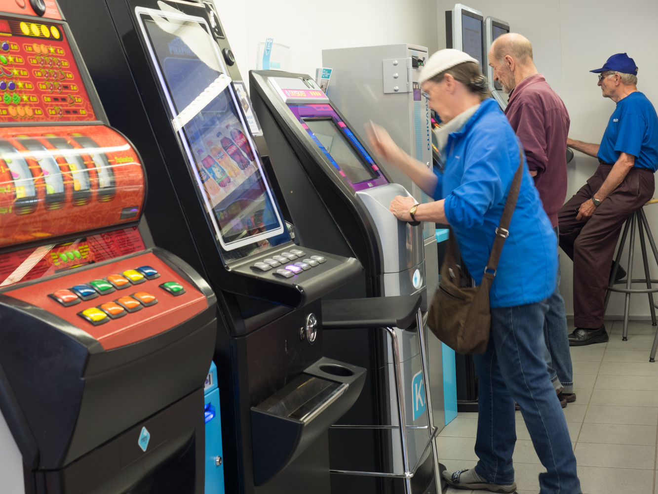 Spielautomaten gibt's in jedem Kiosk oder Supermarkt