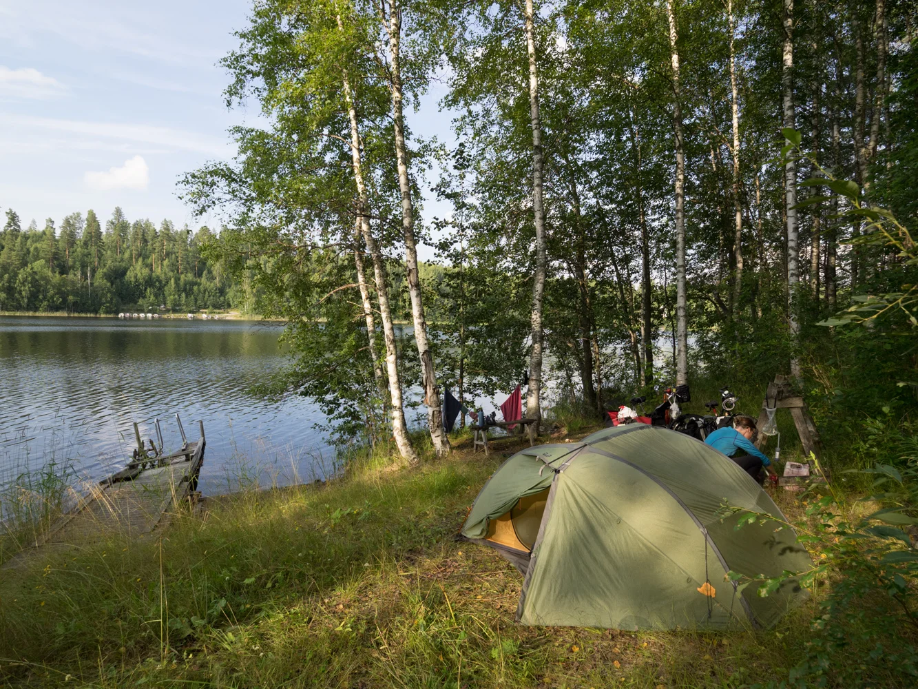Der Campingplatz ist verlassen, soll uns jedoch nicht vom zelten abhalten