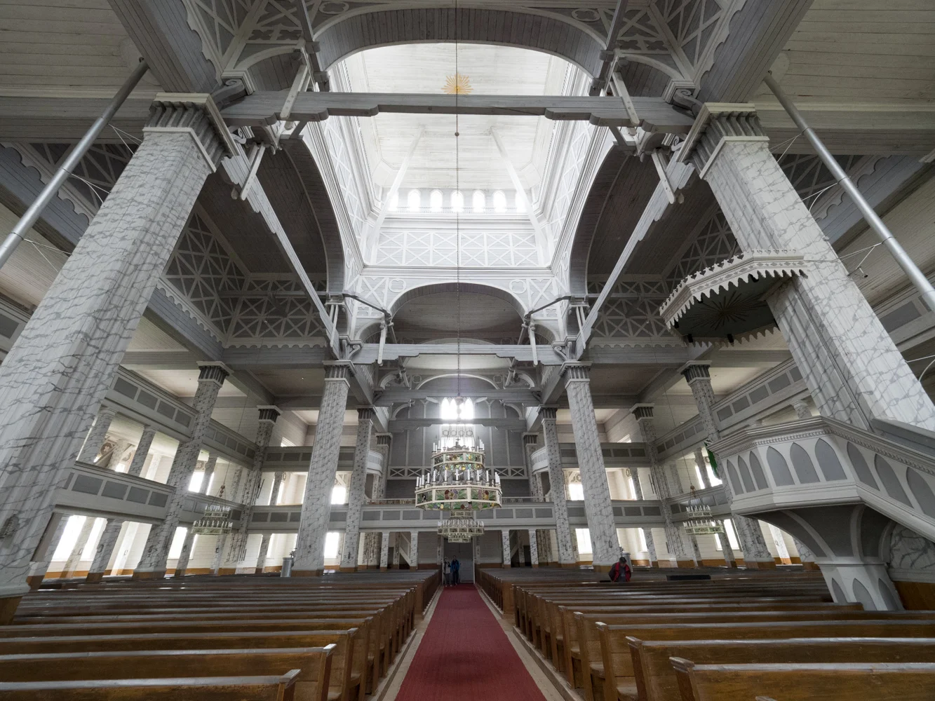 Die grösste Holzkirche Finnlands in Kerimäki
