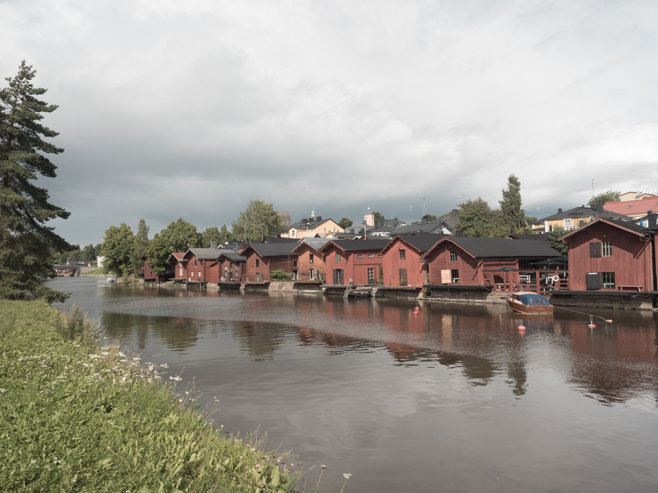 Sicht auf die Altstadt von Porvoo