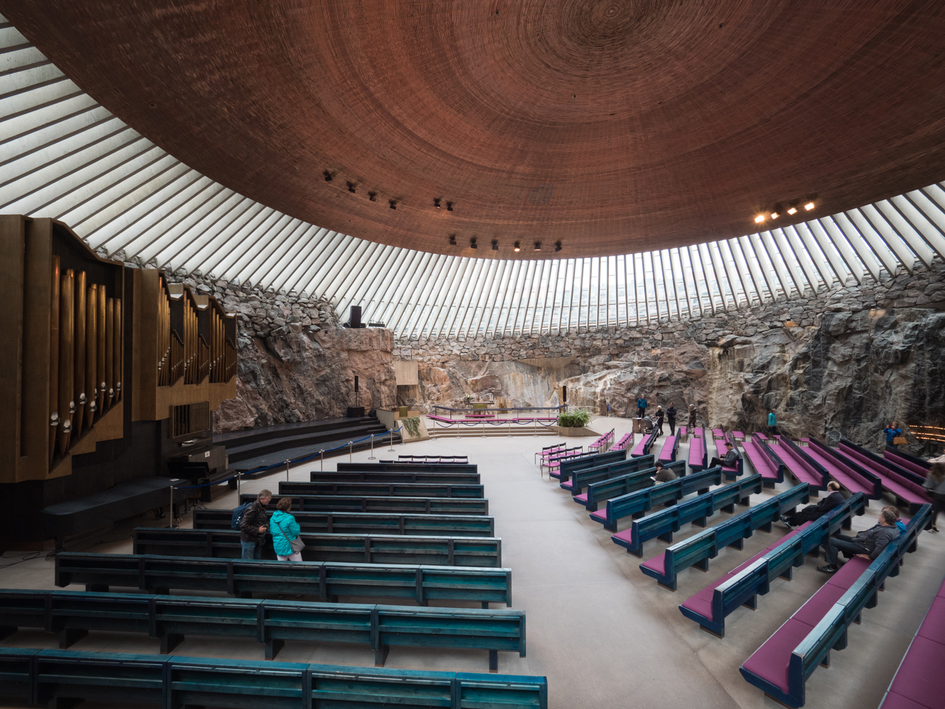 Die Felsenkirche Temppeliaukio