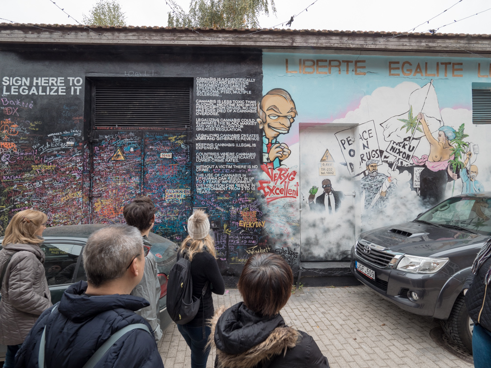 In der Republik Užupis in Vilnius