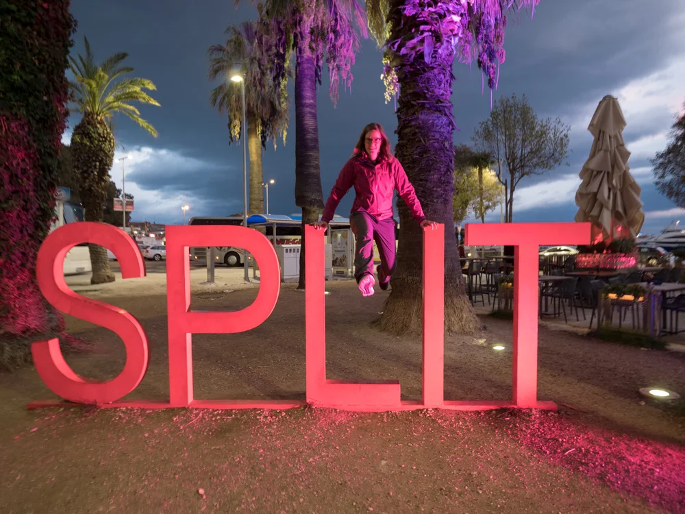Letzter Abend in Split