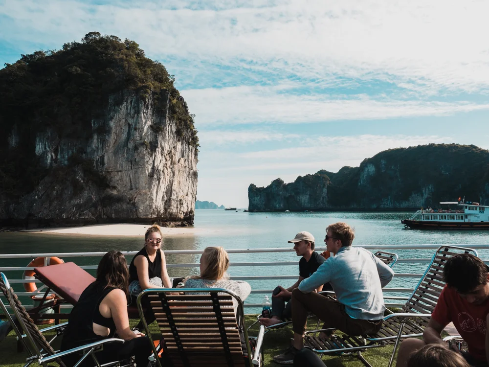 In der Halong Bucht