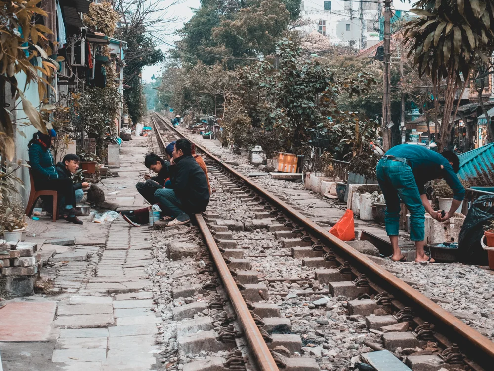 Der Zug in Hanoi fährt nicht so oft