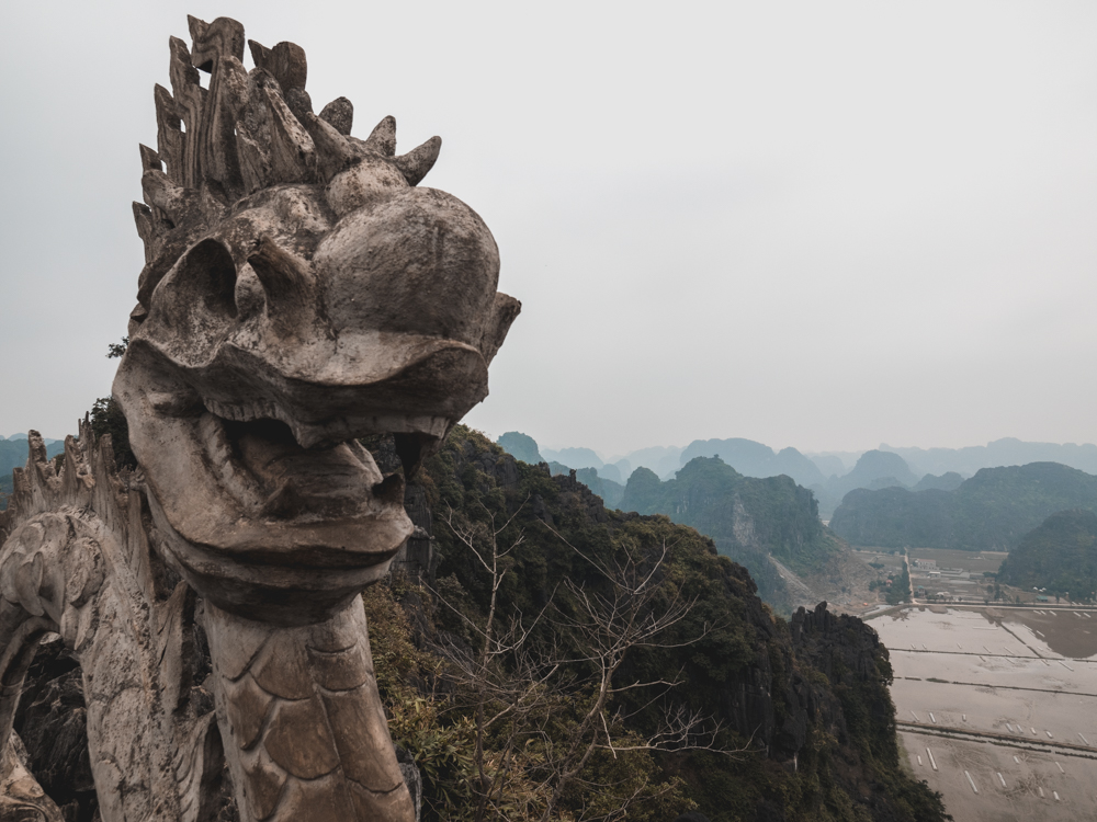 Oben beim Hang Mua Tempel bei Ninh Binh