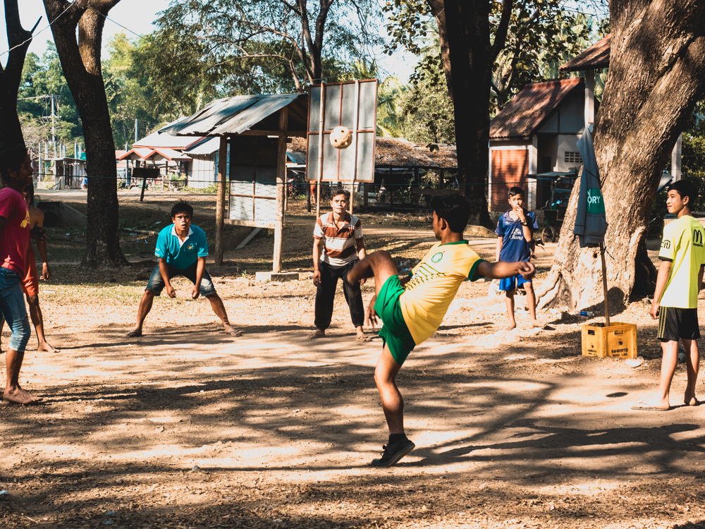 Fussball-Volleyball