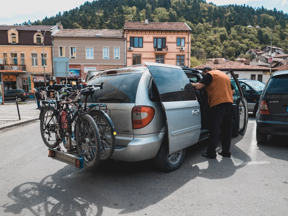 Unser Taxi nach Sofia