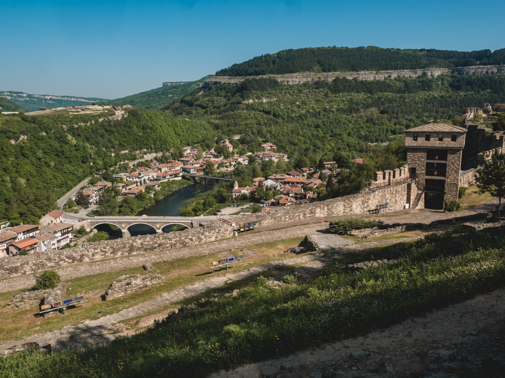 Die alte Festung von Weliko Tarnovo