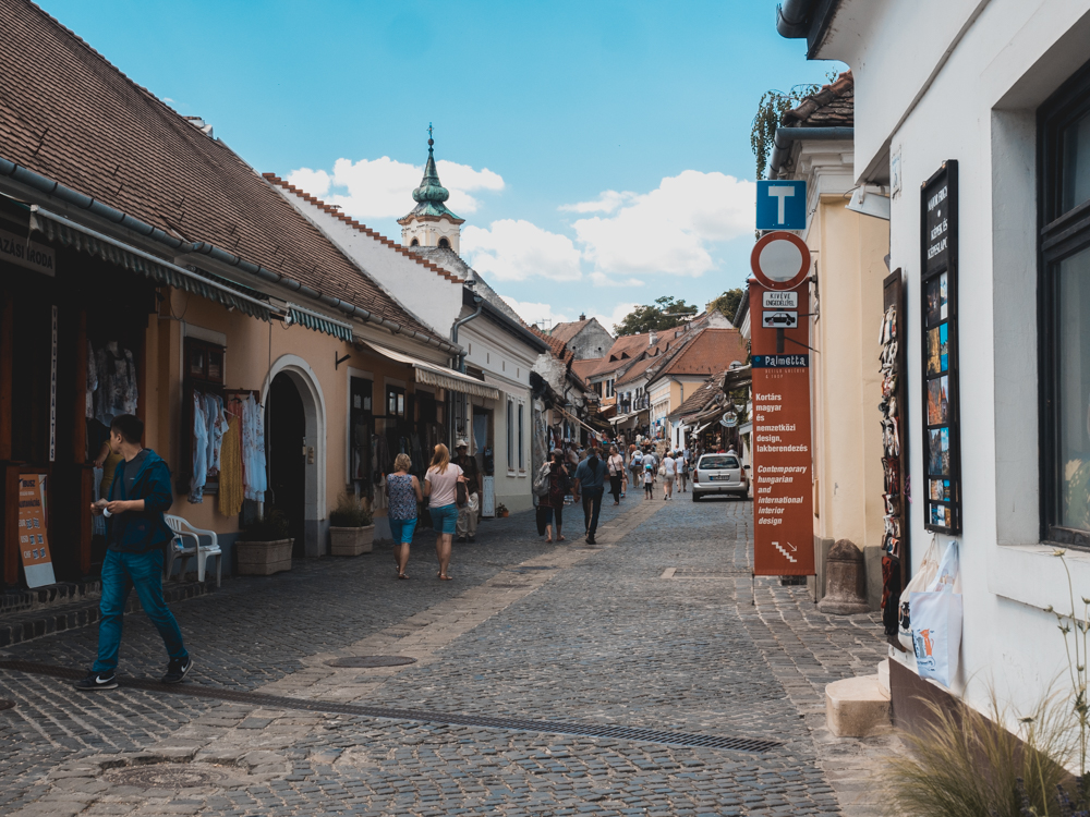 Das hübsche Städtchen Szentendre