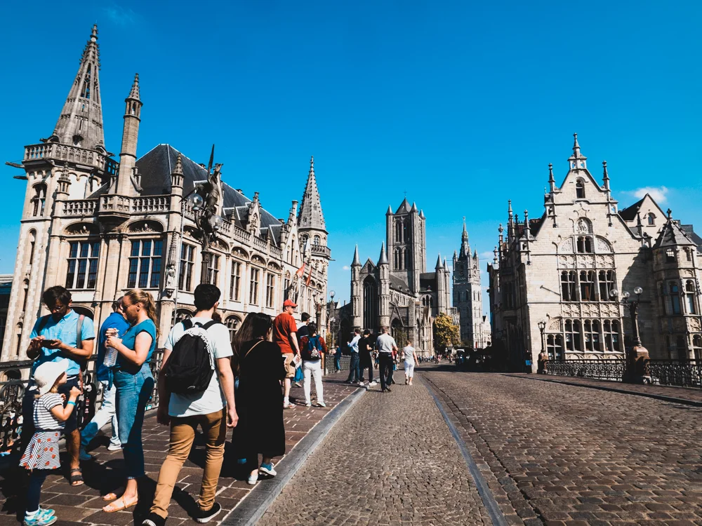 Abstecher in Gent auf dem Weg nach Frankreich