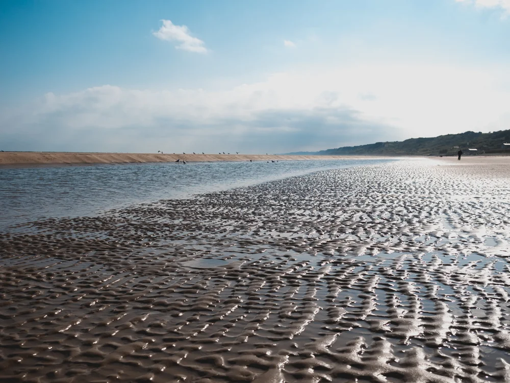 Ohama Beach: einer der bekannten Landungsstrände