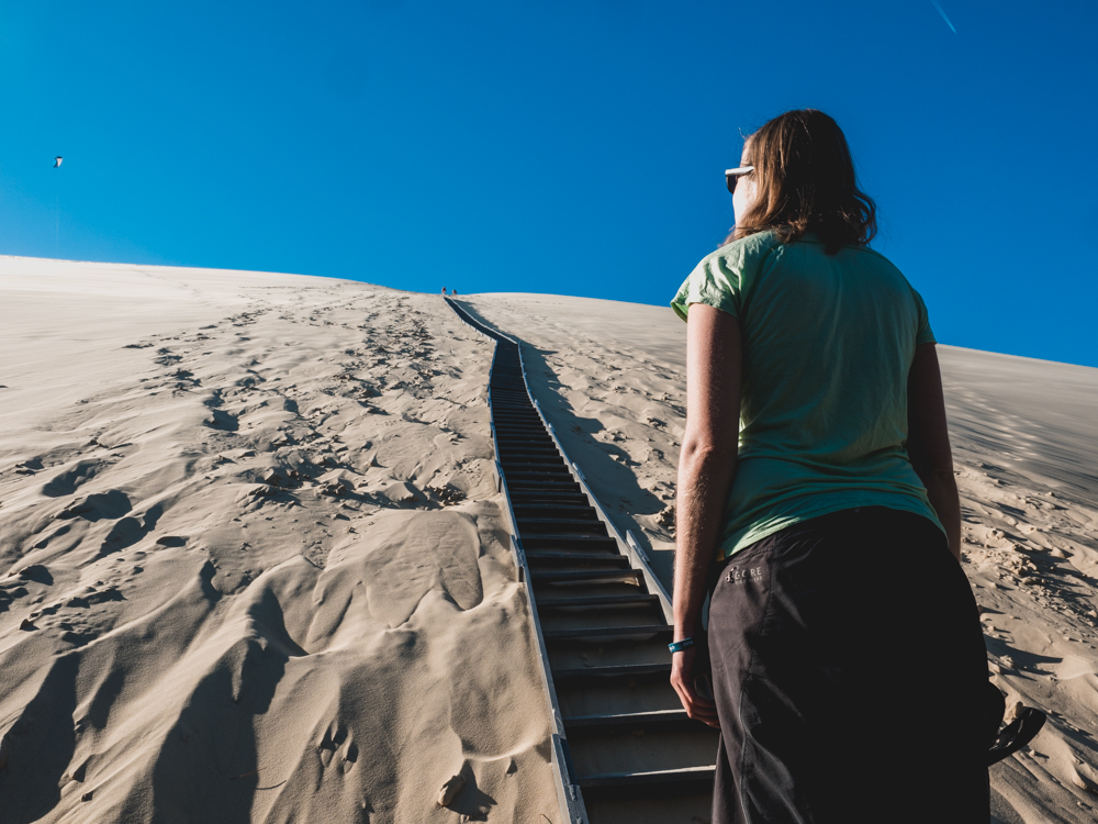 Bei der Dune du Pilat -  der grössten Düne Europas