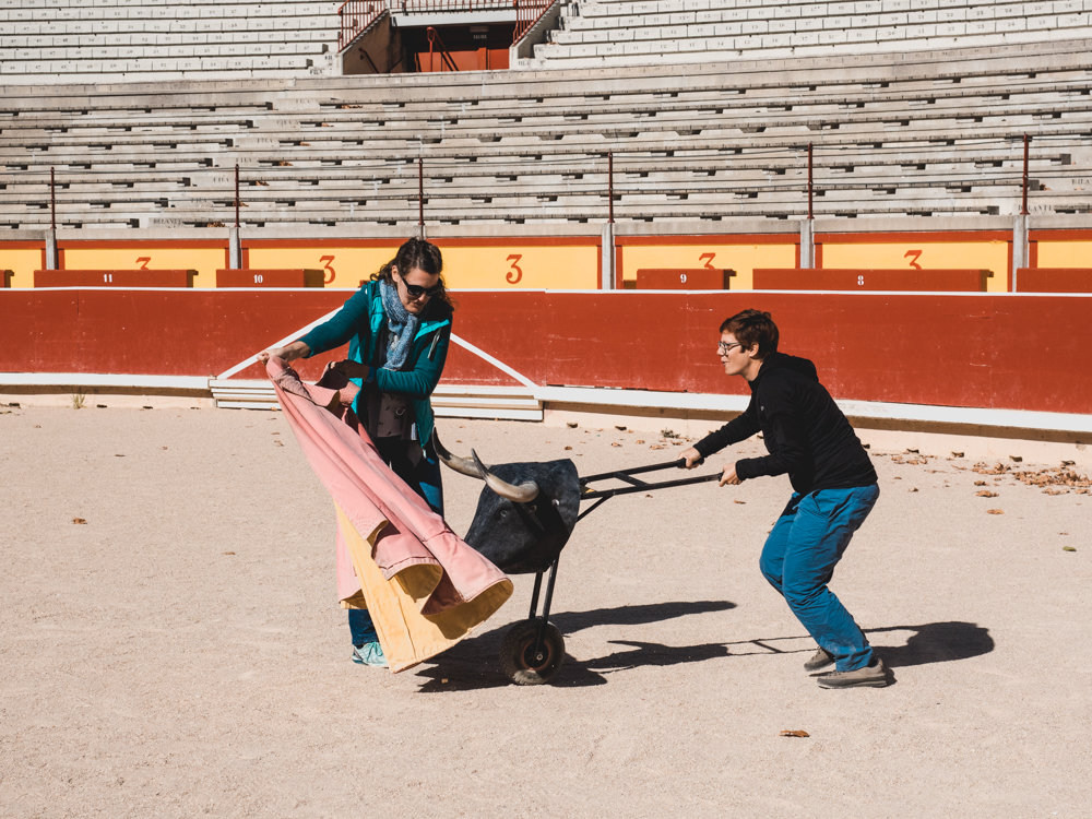 Die Stierkampfarena in Pamplona