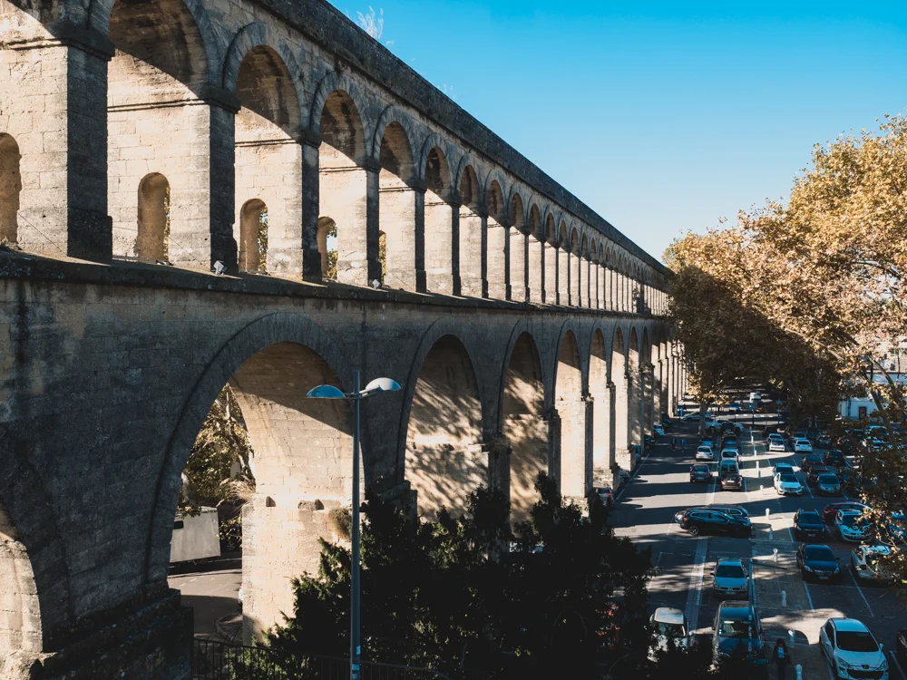 Das Aquadukt in Montpellier