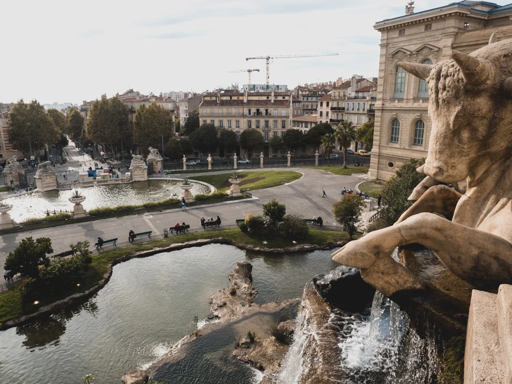 Der Palais Longchamps in Marseilles