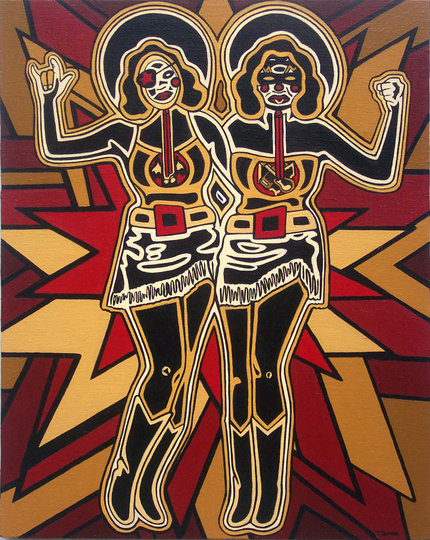 1.Blackout Twins(oil) 16 in x 20 in.jpg