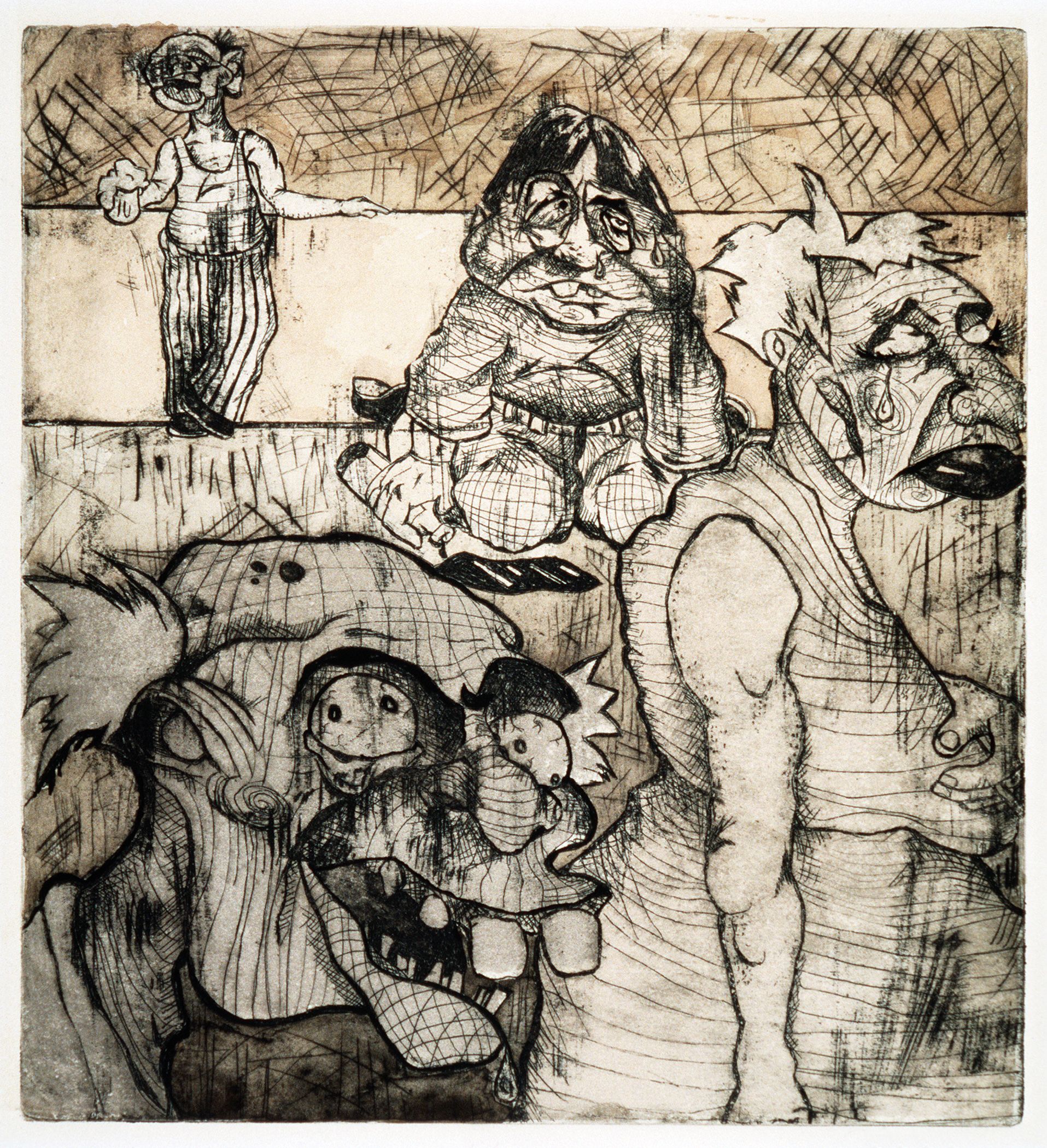 Happy Hour (etching with watercolor).jpg