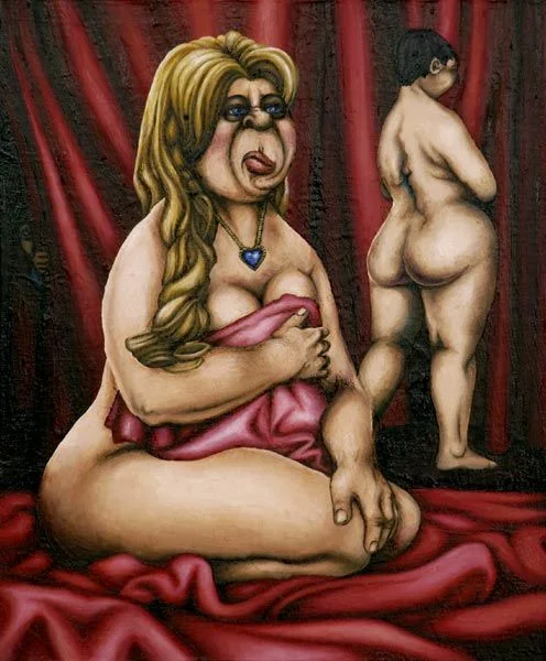Miss and Ms. February (oil) 16 x 20.jpg
