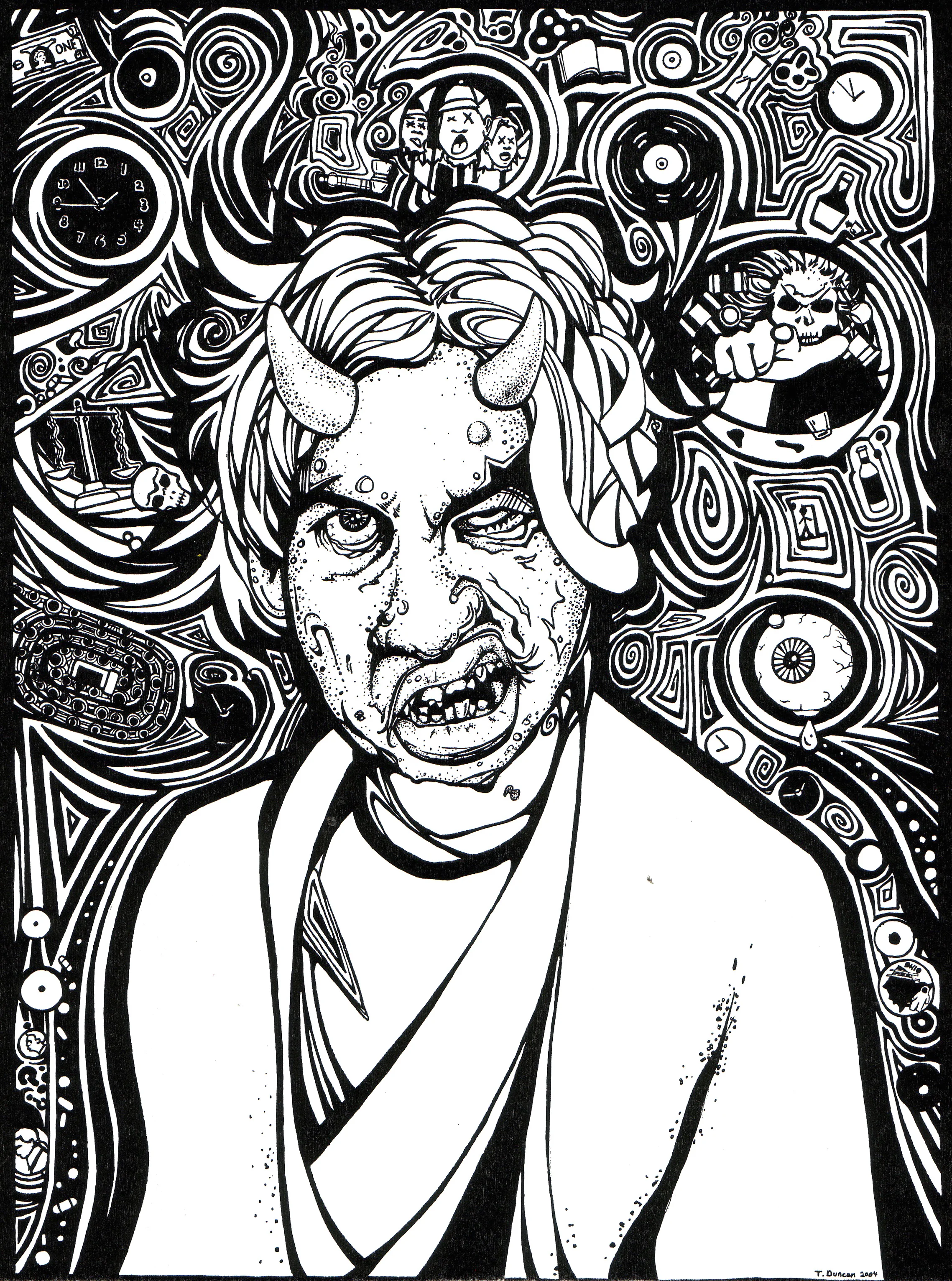 13.Cookin With Evil Gas (pen&ink) 16.5 in x 23.jpg