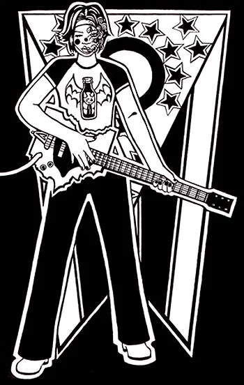 Blackout Girl #1 (pen&ink) 10.25 in x 16.25 in.jpg