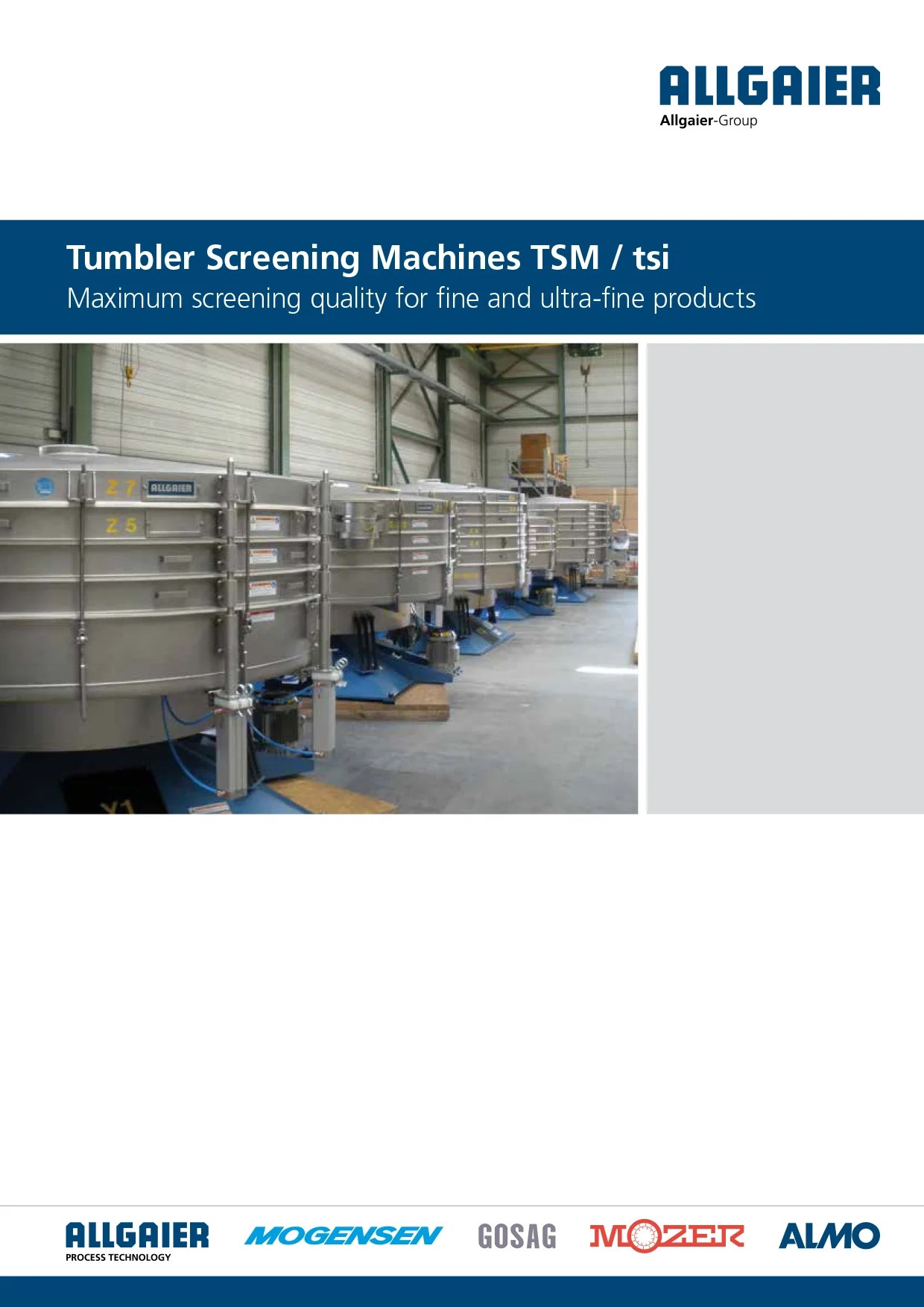 Tumbler Screening Machines TSM / tsi