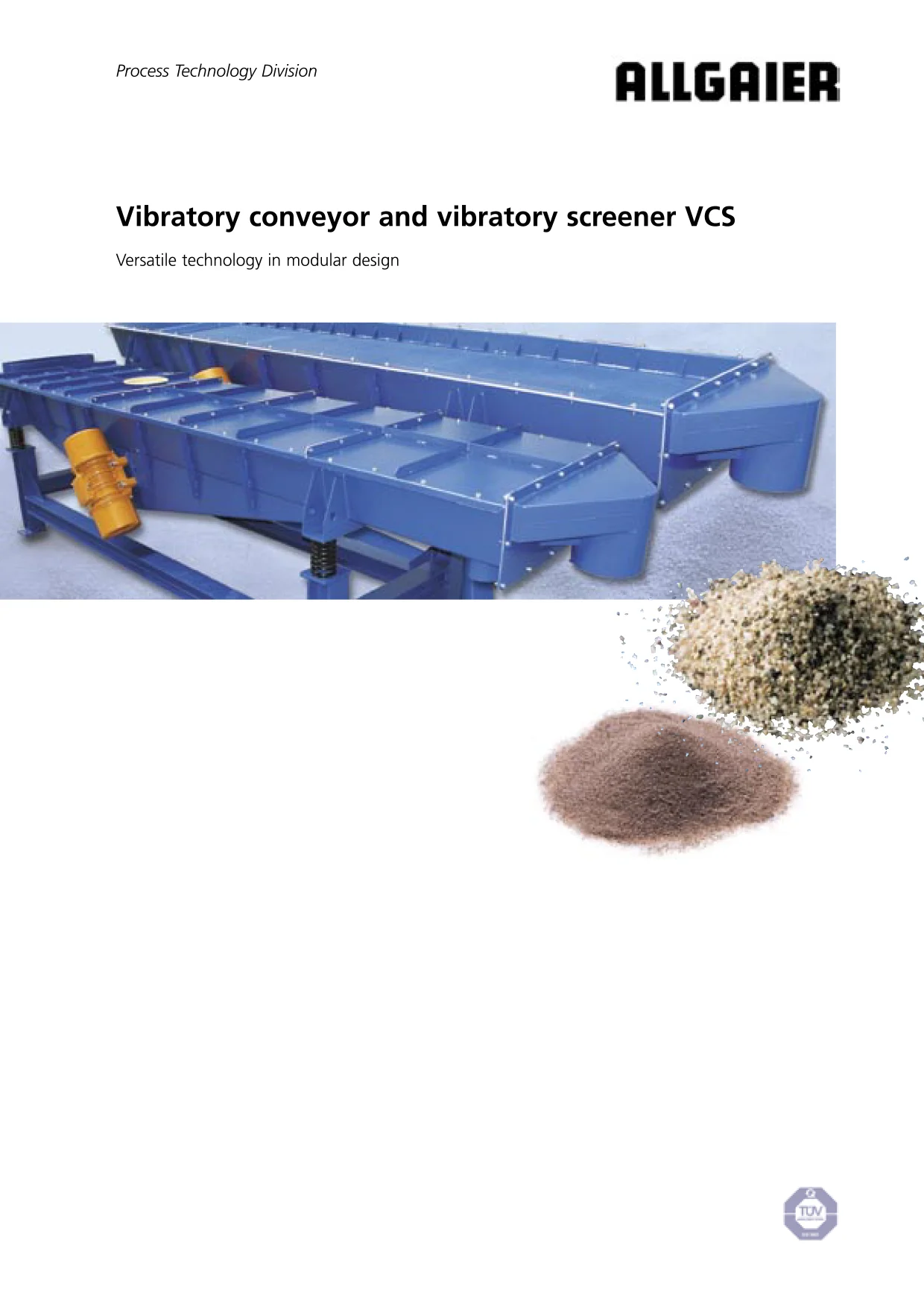 Vibratory conveyor and vibratory screener VCS