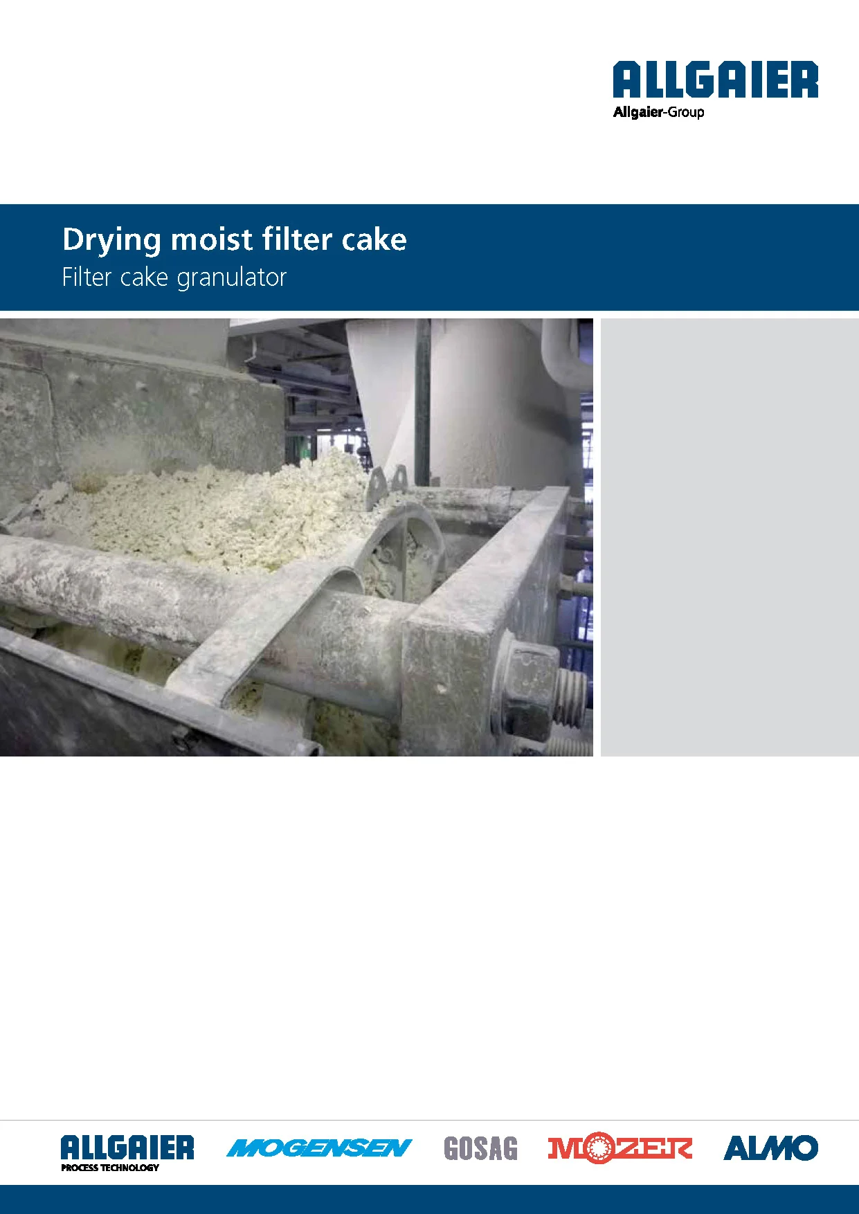 Drying moist filter cake