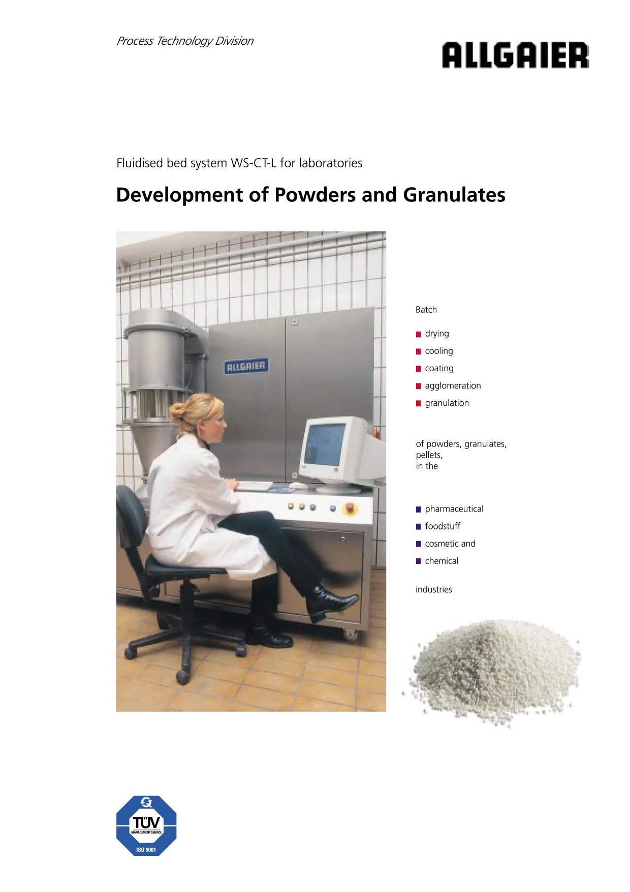 Development of Powders and Granulates