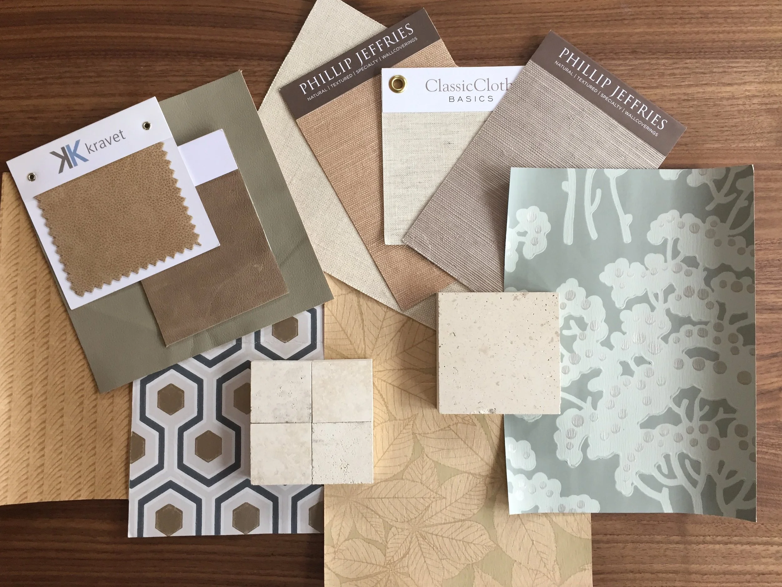 Developing finishes palette