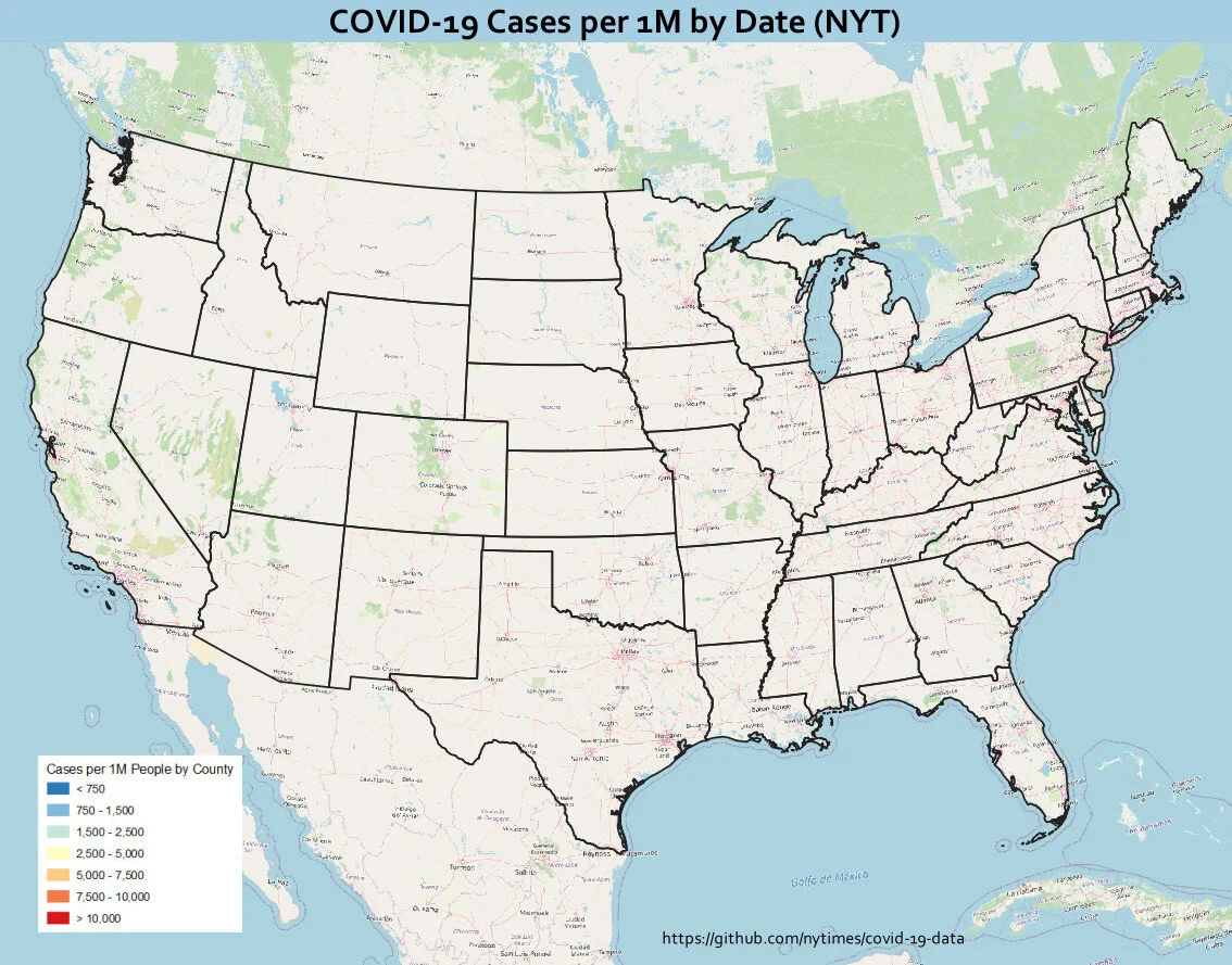 Creating A Covid 19 Temporal Animation With Qgis Bird S Eye View Gis