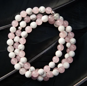 Rose Quartz Howlite Bracelet Meaning Rose Quartz Howlite Bracelet