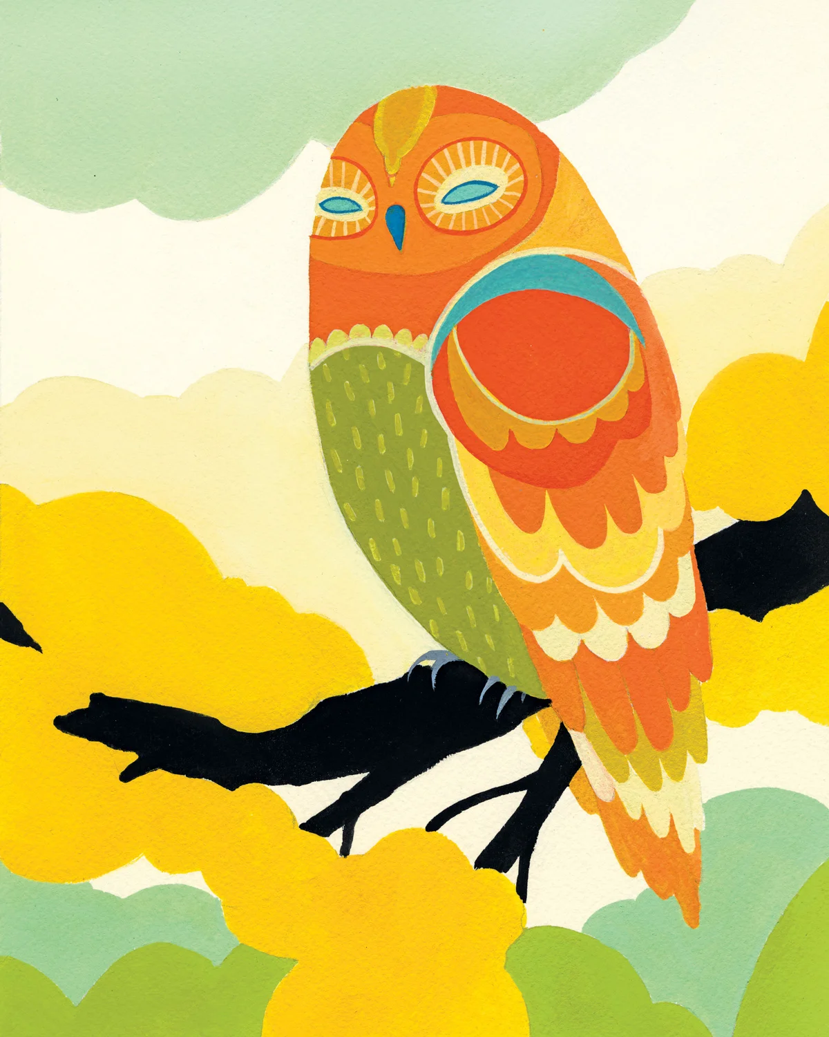 Orange Tree Owl