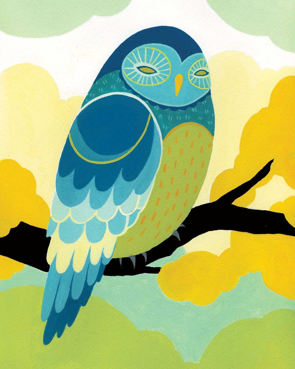 Blue Tree Owl
