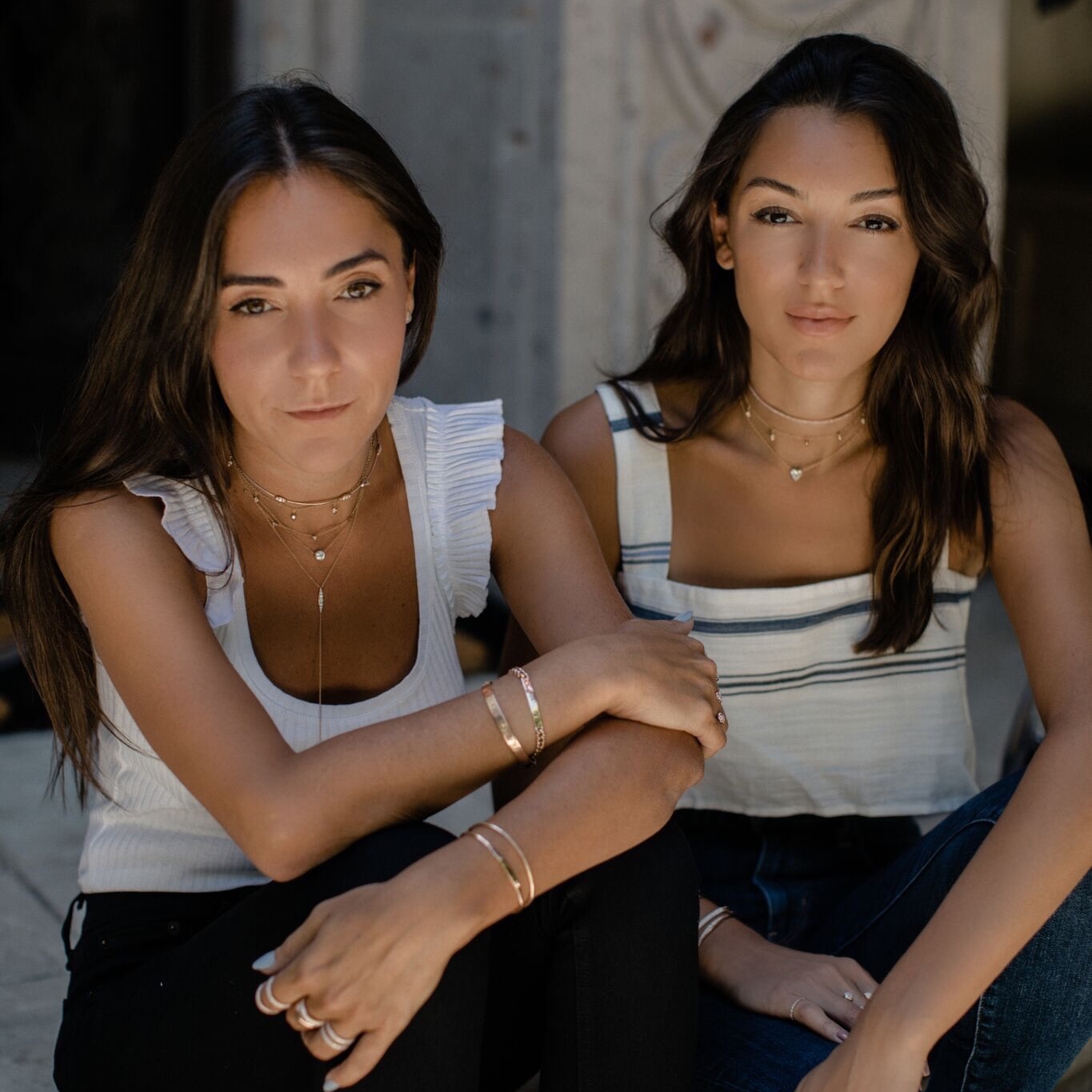 Yarden (L) & Oren (R) Katz: Sisters, third-generation jewelers and founders of Carbon & Hyde