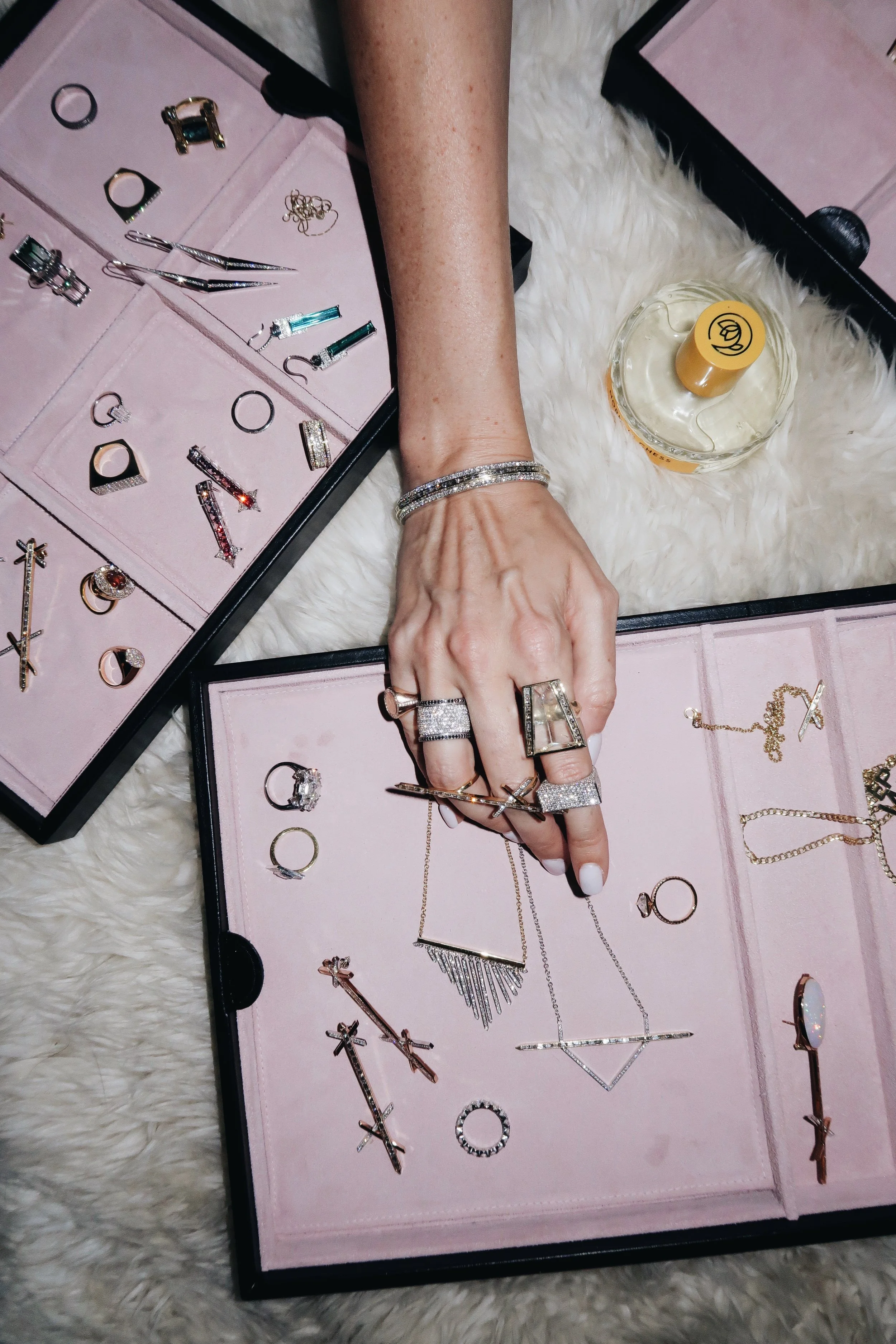 An assortment of Emily's designs