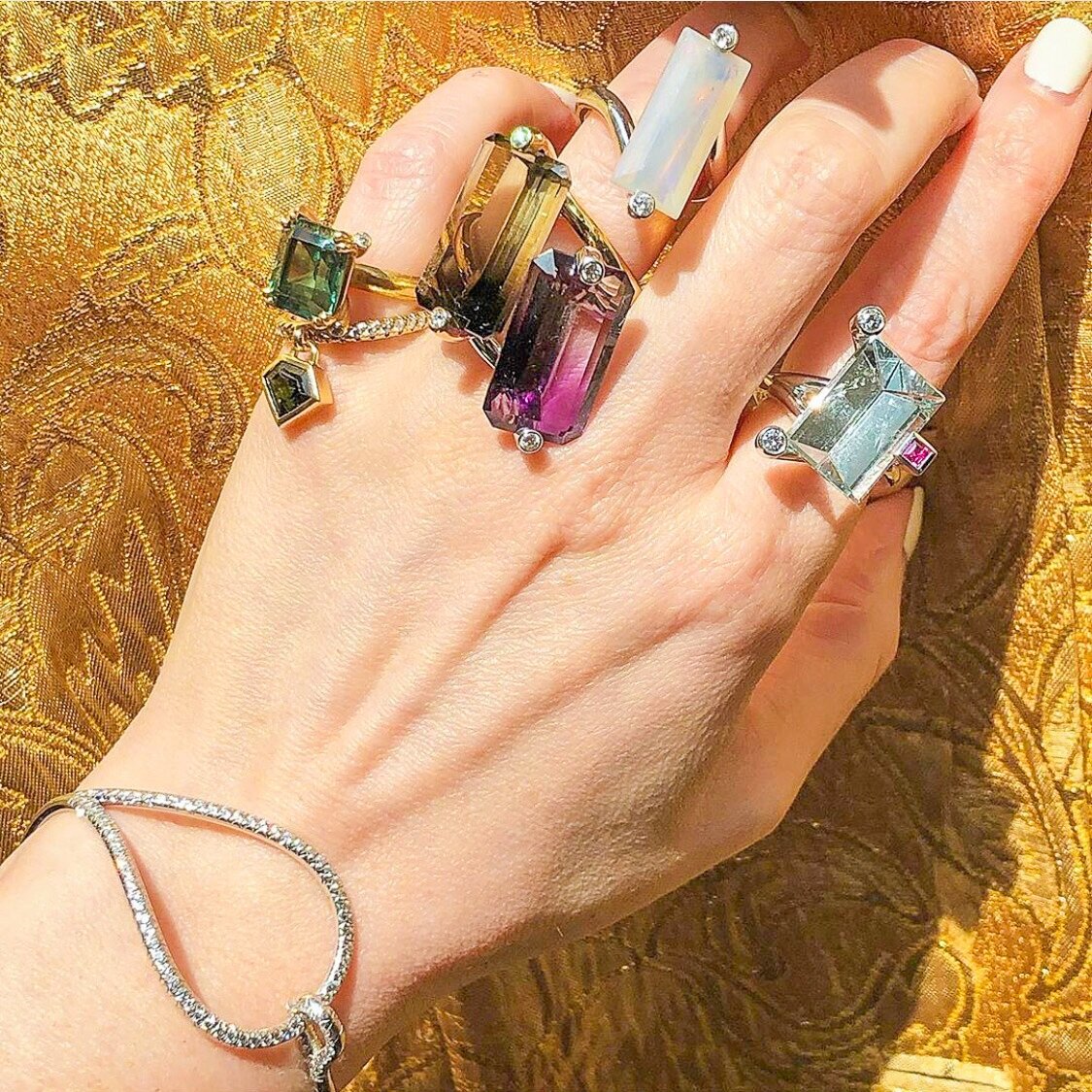 Julie's happy jewelry: her one of a kind statement ring and bespoke pieces