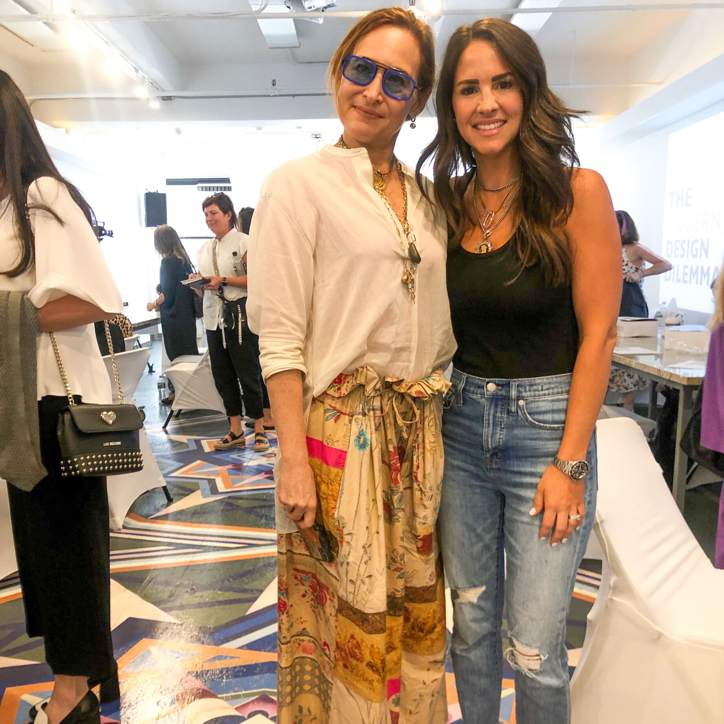 Kara with her jewelry icon, Marla Aaron
