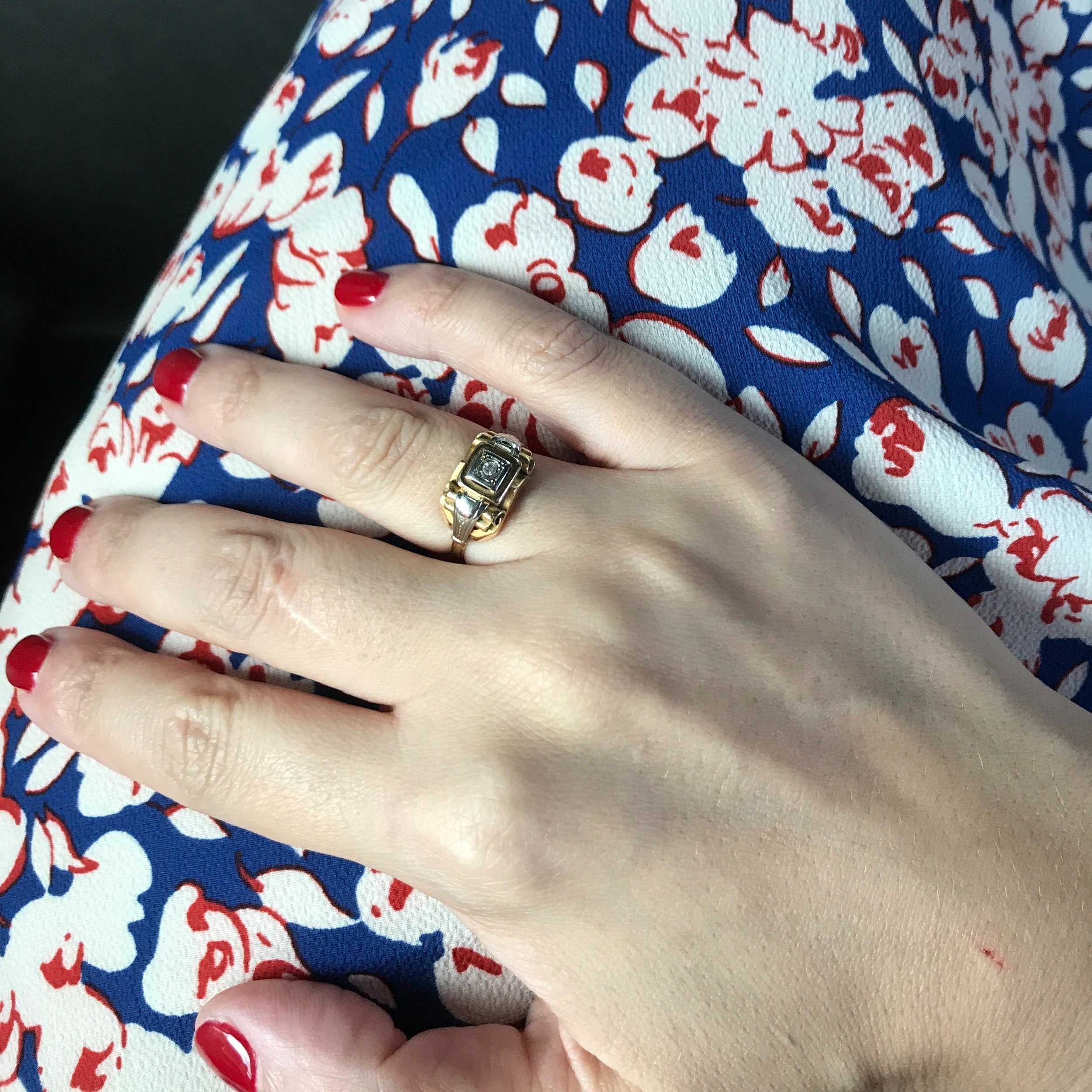 Jewelry that makes Sonia feel strong: her grandmother's engagement ring