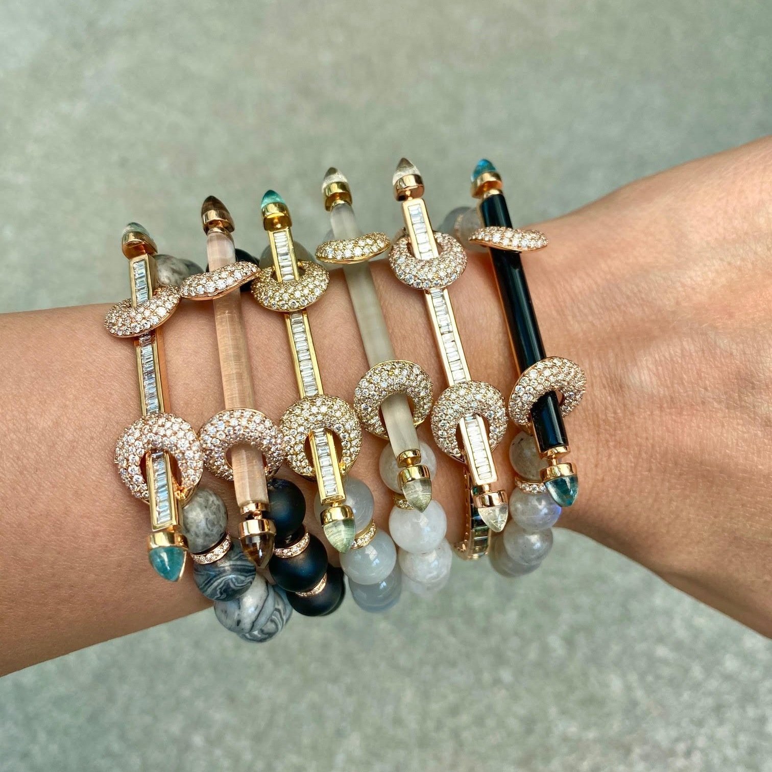 Jewelry that makes Ananya happy: her Chakra bracelets