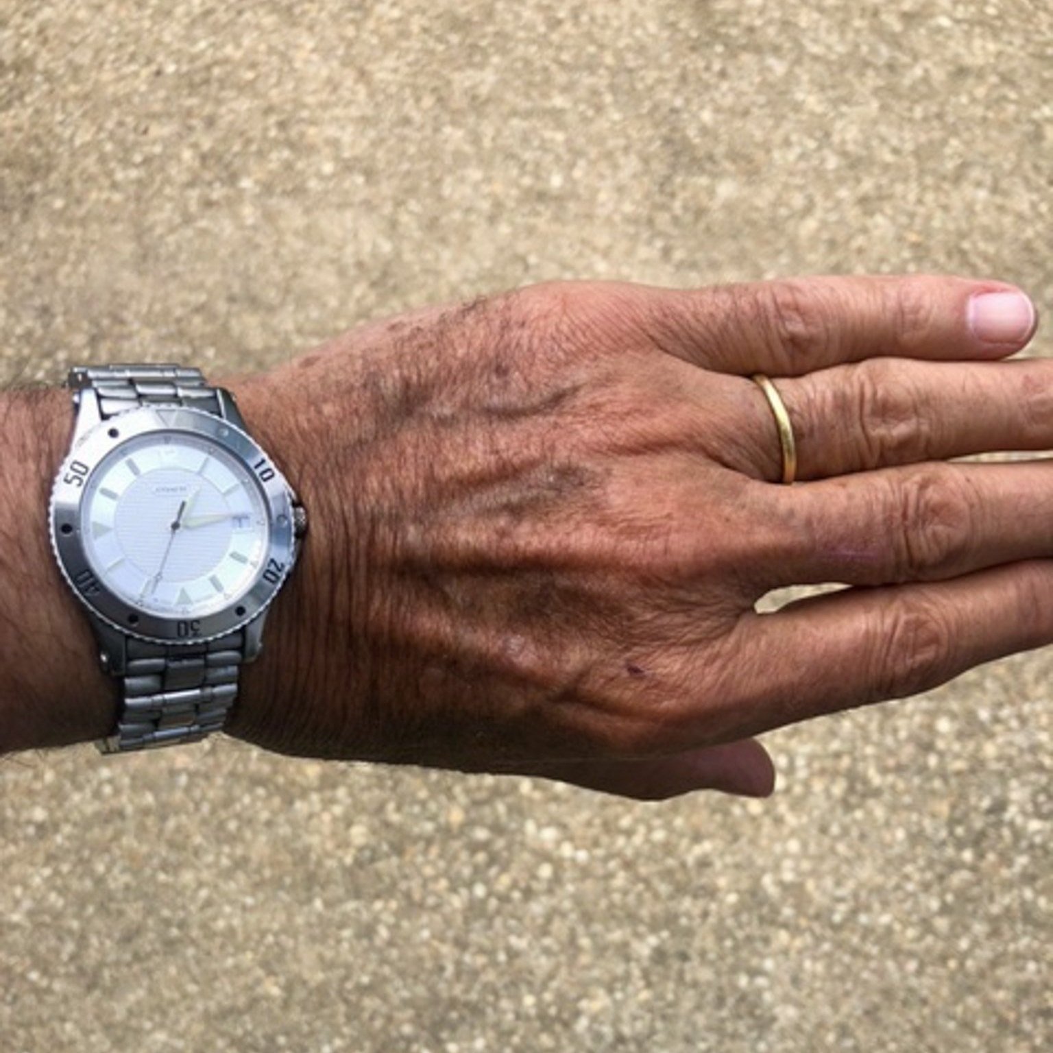 Bob's everyday jewelry, his watch and wedding ring
