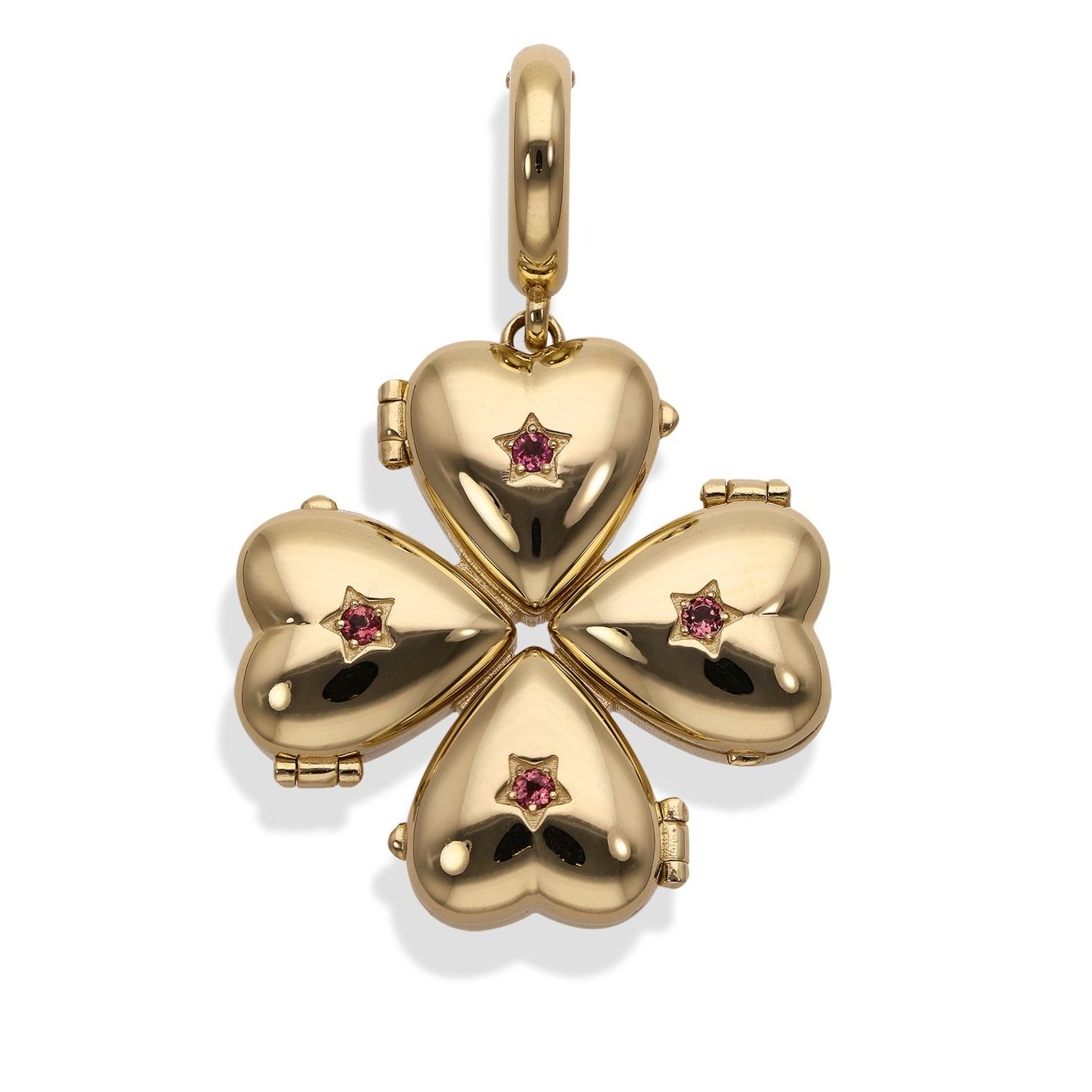 Jewelry that makes Lauren feel strong, her clover pendant because it holds unique secrets for each person that owns it